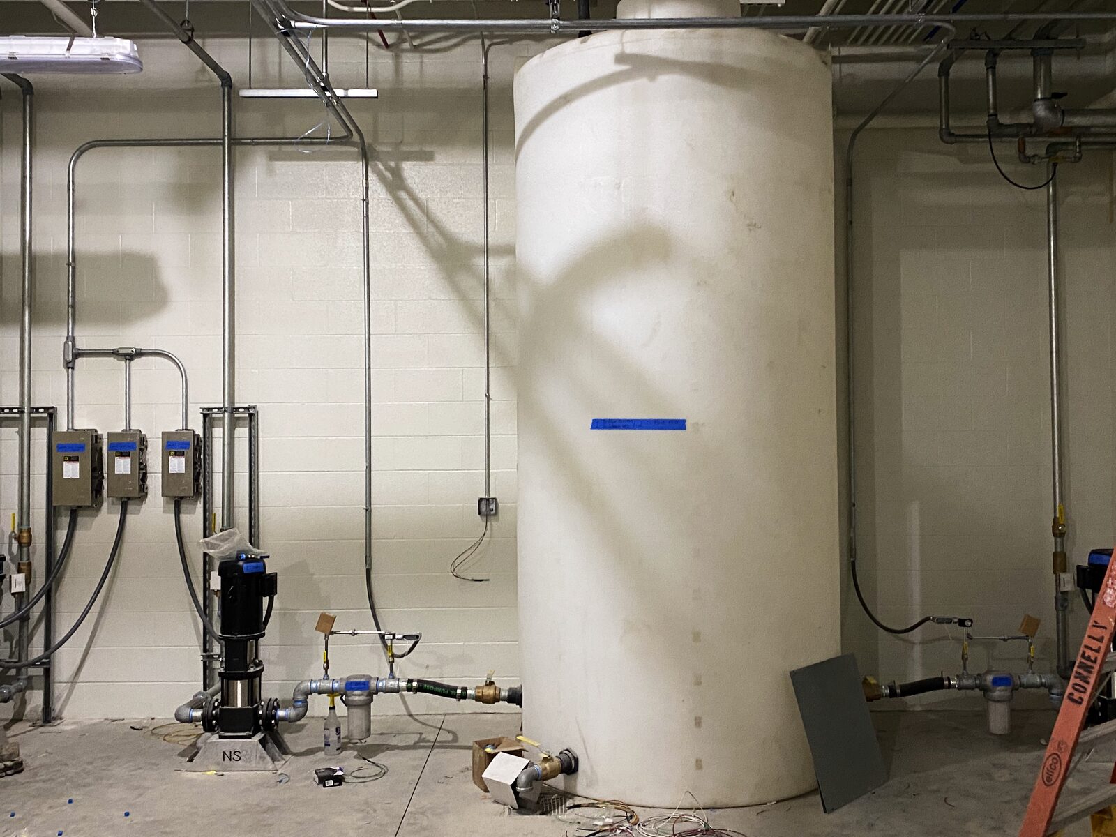 Chemical storage tank and pump room built by KPM